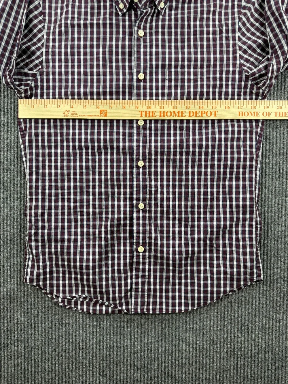 J.Crew Slim Untucked Performance Long Sleeve Button Down Mens S Preppy Plaid